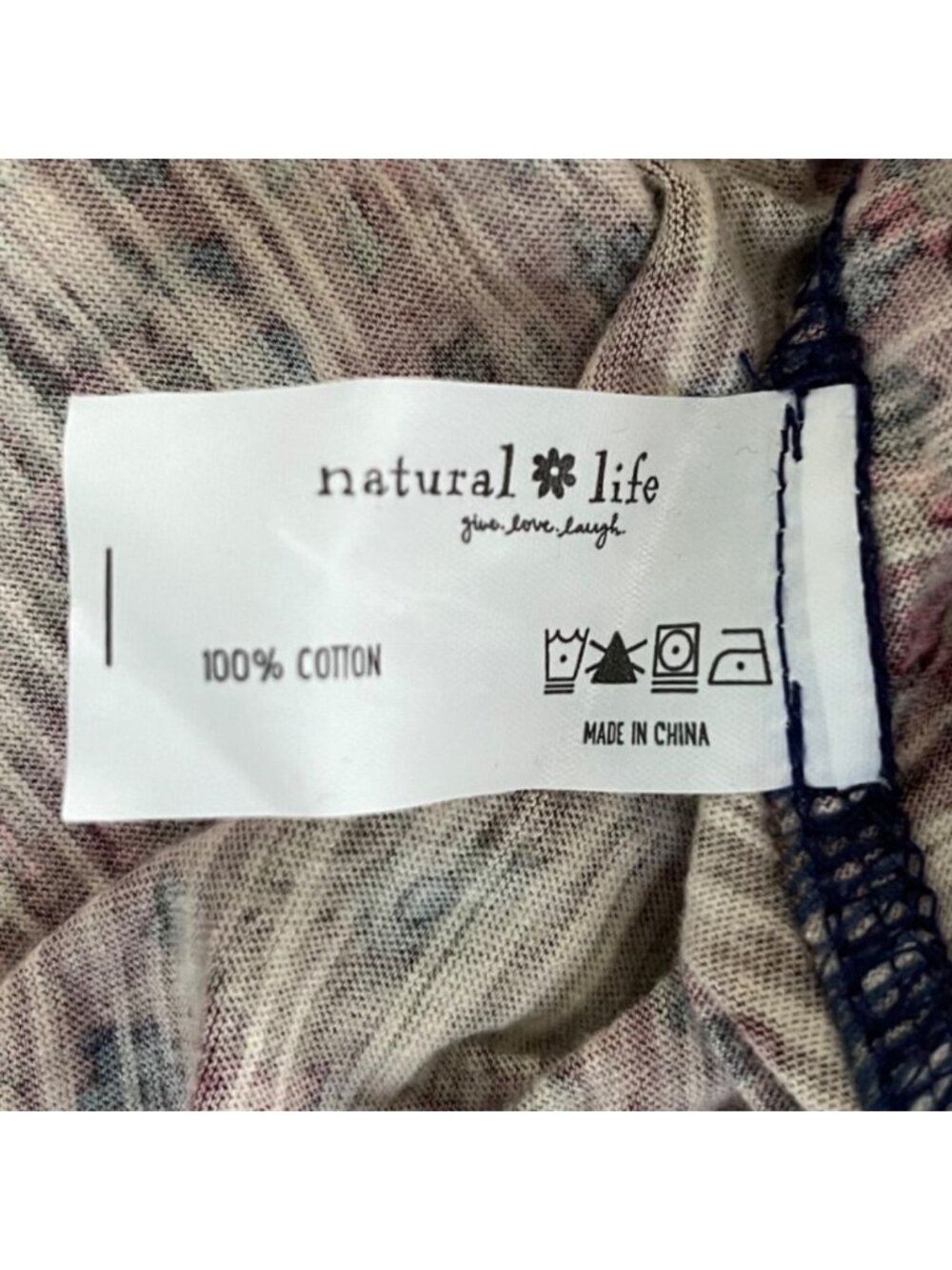 Natural Life Womens Maxi Shirt Dress Size M Floral Boho Cottagecore Button Front - Picture 8 of 10